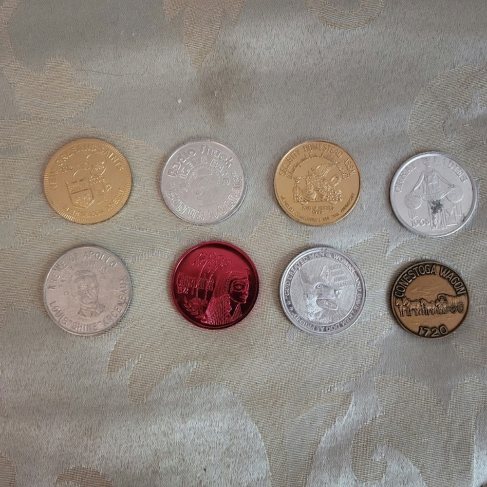 Vintage New Orleans Mardi Gras Dubloons & Coin Show "Coins"...COLLECTIBL… - Picture 5 of 6